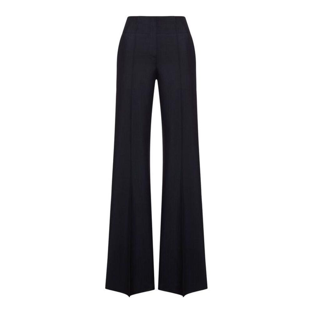 Seafarer Women Tailored Silk And Wool Flared Trousers